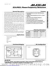 MAX9382ESA+ datasheet pdf MAXIM - Dallas Semiconductor