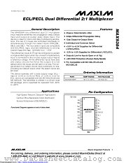 MAX9384EWP/GH9-T datasheet pdf MAXIM - Dallas Semiconductor