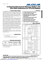 MAX9590ETU+T datasheet pdf MAXIM - Dallas Semiconductor