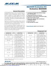 MAX9599EVKIT# datasheet pdf MAXIM - Dallas Semiconductor