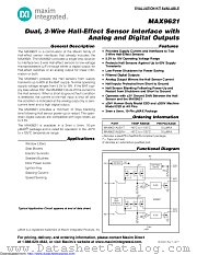 MAX9621AUB+T datasheet pdf MAXIM - Dallas Semiconductor