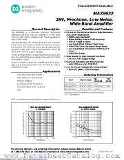 MAX9632ASA+ datasheet pdf MAXIM - Dallas Semiconductor