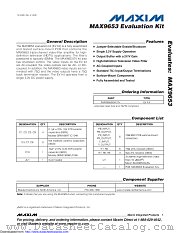 MAX9653EVKIT datasheet pdf MAXIM - Dallas Semiconductor