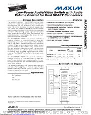 MAX9671 datasheet pdf MAXIM - Dallas Semiconductor
