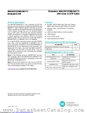 MAX96711COAXEVKIT# datasheet pdf MAXIM - Dallas Semiconductor