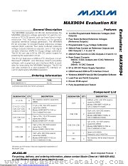 MAX9694ETJ+ datasheet pdf MAXIM - Dallas Semiconductor