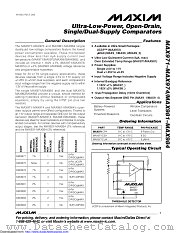 MAX981ESA+T datasheet pdf MAXIM - Dallas Semiconductor