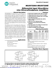 MAX97220CETE+ datasheet pdf MAXIM - Dallas Semiconductor