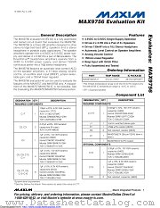 MAX9756EVKIT datasheet pdf MAXIM - Dallas Semiconductor