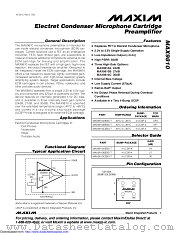 MAX9810C datasheet pdf MAXIM - Dallas Semiconductor