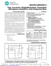 MAX9812LEXT datasheet pdf MAXIM - Dallas Semiconductor