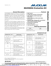 MAX9880AEVKIT datasheet pdf MAXIM - Dallas Semiconductor