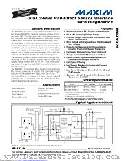 MAX9921AUB/V+C40 datasheet pdf MAXIM - Dallas Semiconductor
