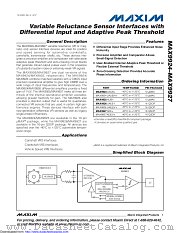 MAX9926UAEE/V+T datasheet pdf MAXIM - Dallas Semiconductor