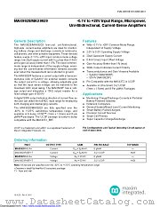 MAX9928FABT+TG45 datasheet pdf MAXIM - Dallas Semiconductor