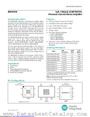 MAX9938FEBS+TG45 datasheet pdf MAXIM - Dallas Semiconductor