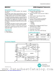 MAX9947ETE+T datasheet pdf MAXIM - Dallas Semiconductor