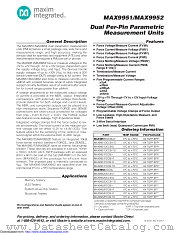 MAX9951DCCB-D datasheet pdf MAXIM - Dallas Semiconductor