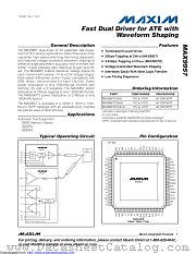 MAX9957CCB+D datasheet pdf MAXIM - Dallas Semiconductor