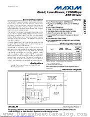 MAX9977AKCCQ+D datasheet pdf MAXIM - Dallas Semiconductor