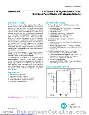 MAXM17503ALJ+ datasheet pdf MAXIM - Dallas Semiconductor