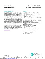MAXM17503EVKIT datasheet pdf MAXIM - Dallas Semiconductor