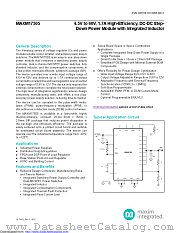 MAXM17505ALJ+ datasheet pdf MAXIM - Dallas Semiconductor