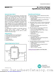 MAXM17515ALI+ datasheet pdf MAXIM - Dallas Semiconductor