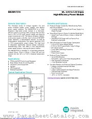 MAXM17516 datasheet pdf MAXIM - Dallas Semiconductor