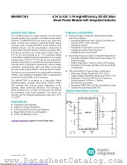 MAXM17545ALJ+T datasheet pdf MAXIM - Dallas Semiconductor