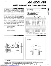 MX7224KCWN+T datasheet pdf MAXIM - Dallas Semiconductor