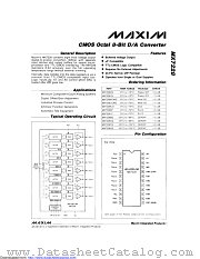 MX7228KCWG+ datasheet pdf MAXIM - Dallas Semiconductor