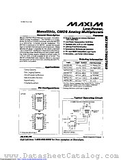 MX7503SQ/883B datasheet pdf MAXIM - Dallas Semiconductor