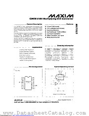 MX7523JCWE+T datasheet pdf MAXIM - Dallas Semiconductor