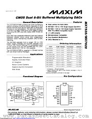 MX7528JEWP datasheet pdf MAXIM - Dallas Semiconductor