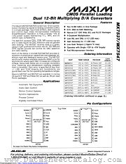 MX7537JCWG+T datasheet pdf MAXIM - Dallas Semiconductor