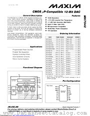 MX7542GKN+ datasheet pdf MAXIM - Dallas Semiconductor