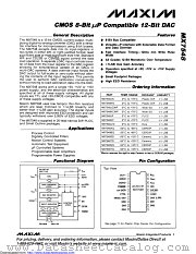 MX7548JN+ datasheet pdf MAXIM - Dallas Semiconductor