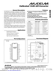 MX7578KCWG+ datasheet pdf MAXIM - Dallas Semiconductor