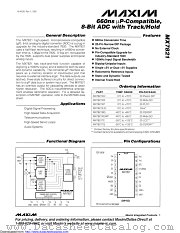 MX7821KN+ datasheet pdf MAXIM - Dallas Semiconductor