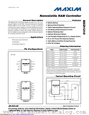 MXD1210ESA+ datasheet pdf MAXIM - Dallas Semiconductor