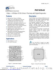 PHY1070-01QS-RR datasheet pdf MAXIM - Dallas Semiconductor