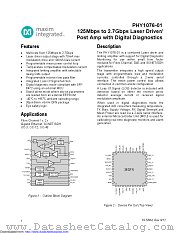 PHY1076 datasheet pdf MAXIM - Dallas Semiconductor