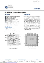 PHY1090 datasheet pdf MAXIM - Dallas Semiconductor