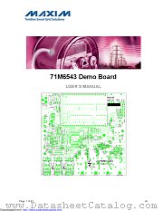 71M6543F-DB-CT datasheet pdf MAXIM - Dallas Semiconductor