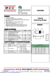 1N4448X datasheet pdf Micro Commercial Components