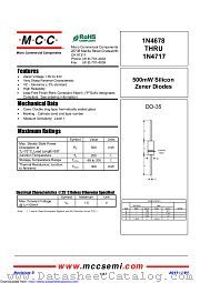 1N4717 datasheet pdf Micro Commercial Components