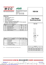 1SS136 datasheet pdf Micro Commercial Components