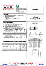 1SS357 datasheet pdf Micro Commercial Components