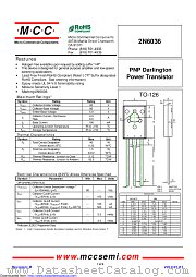 2N6036 datasheet pdf Micro Commercial Components